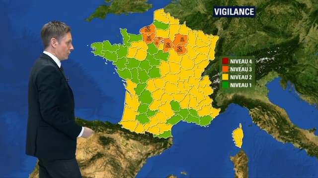 Encore 11 départements du long de la Seine en vigilance orange, samedi.