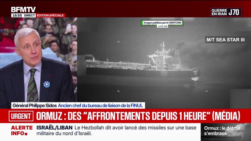 Détroit d'Ormuz: C'est une escalade dans la violence par rapport à ce que les Américains faisaient au début, estime le général Philippe Sidos