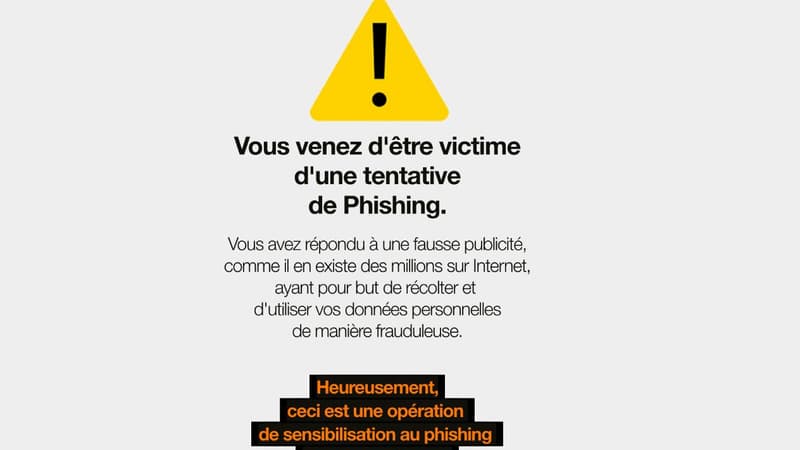 Orange entend sensibiliser les Français au phishing. 