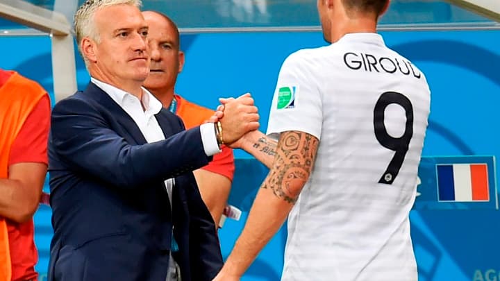 Didier Deschamps et Olivier Giroud