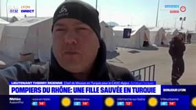Un pompier du Rhône revient sur son intervention menée après les séismes en Turquie
