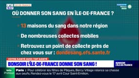 Votre Santé: toutes les informations pratiques pour donner son sang en Ile-de-France