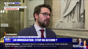 Projet de loi immigration: "Les macronistes sont prêts à toutes les offrandes à la droite radicalisée", pour le député écologiste Benjamin Lucas