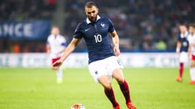 Karim Benzema en équipe de France, le 8 octobre 2015