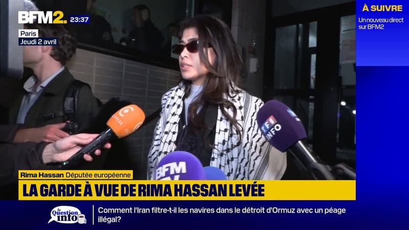 "Les gens ont été très corrects et professionnels": la députée européenne Rima Hassan s'exprime à la levée de sa garde à vue