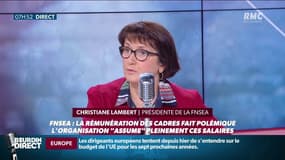 "Je défends la politique salariale que nous conduisons": Christiane Lambert répond à la polémique autour de la rémunération des cadres de la FNSEA