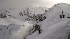 Une montagne enneigée. (Photo d'illustration)