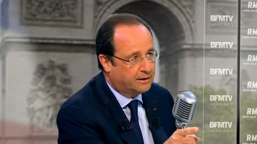 Sur BFMTV et RMC, François Hollande a fait passer son "obession" du chômage avant son éventuelle réélection en 2017.