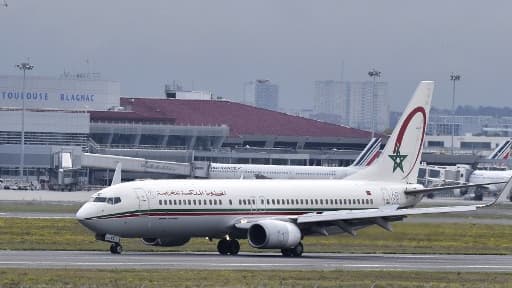Un avion de la compagnie Royal Air Maroc