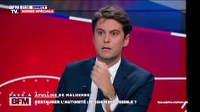 Gabriel Attal: "Pour reconnaître qu'un parent se soustrait à son obligation parentale, il faut un manquement grave. Je souhaite que l'on puisse retenir des manquements légers répétés"