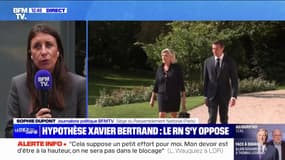 Jordan Bardella favorable à un gouvernement technique alors que le RN refuse Xavier Bertrand