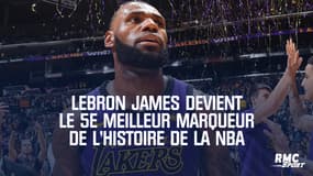 LeBron James devient le 5e meilleur marqueur de l'histoire de la NBA