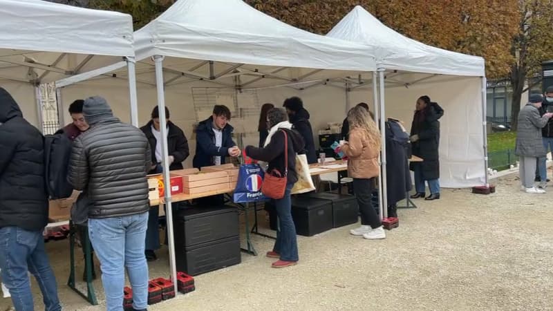 "Ça nous sauve la vie": des paniers alimentaires distribués à 1300 étudiants précaires à Paris