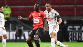 Doku lors du match Rennes-Angers, le 23 octobre 2020