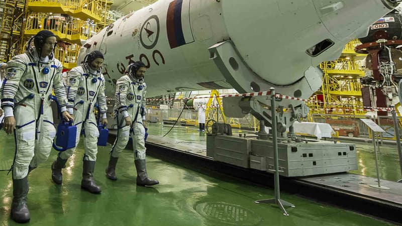 Jeff Williams, Alexey Ovchinin et Oleg Skripochka sont arrivés à bord de l'ISS.