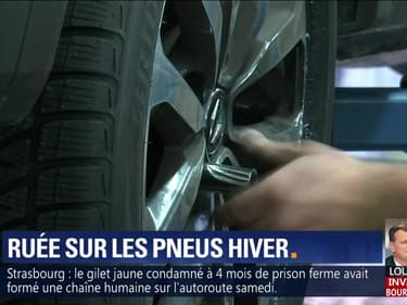 Ruée sur les pneus hiver