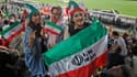 Des supportrices de l'Iran à Téhéran pour la retransmission d'un match de la Coupe du monde 2018