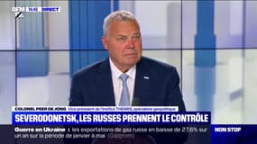 Selon le colonel Peer de Jong, "la ville de Severodonetsk est déjà virtuellement tombée"