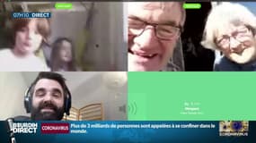 Confinement: même les plus âgés deviennent adeptes des conversations vidéo
