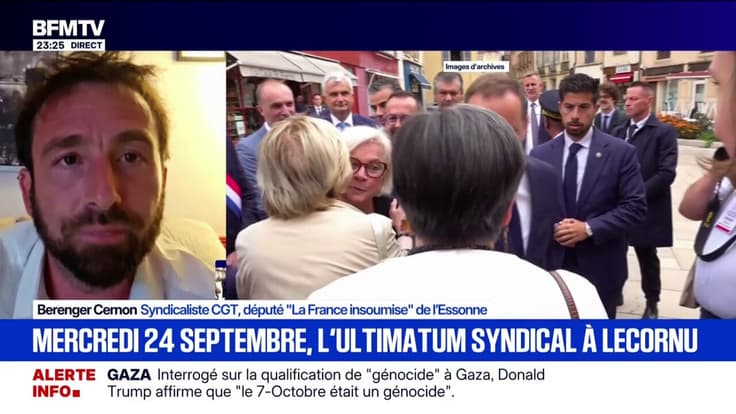 L'ultimatum syndical à Sébastien Lecornu: "Il y a eu un vrai succès de la mobilisation du 18 septembre", souligne Berenger Cernon, député LFI de l'Essonne