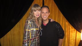 La chanteuse Taylor Swift et le journaliste Bryan West en 2018.