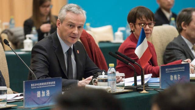 Bruno Le Maire demande à ce que les investissements chinois en France ne créé pas d'inquiétude