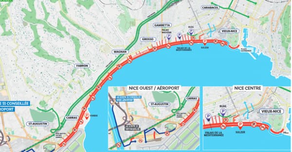 Le stationnement et la circulation seront modifiés à Nice du 7 au 10 septembre 2023 lors du championnat du monde d'Ironman.