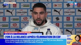 OM: "finir le plus haut possible" après l'élimination en Coupe de France