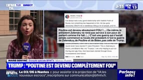 "Poutine est devenu complétement fou": la réaction des Russes aux propos de Donald Trump sur Vladimir Poutine 