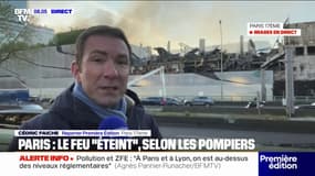 Incendie dans un centre de tri à Paris: le feu est officiellement "éteint" selon les pompiers