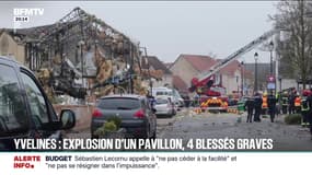 Yvelines: retour sur cette explosion d'un pavillon ce mardi qui a fait quatre blessés graves