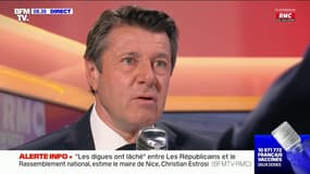 Si quelques Républicains se rapprochent du RN, ça ne concerne pas "l'ensemble de la formation" pour Christian Estrosi