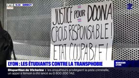 Lyon: les étudiants mobilisés contre la transphobie