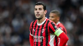 Le Français Théo Hernandez lors d'un match de l'AC Milan en novembre 2024