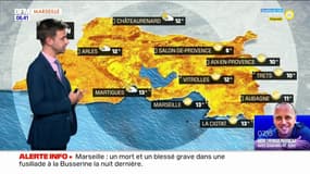 Météo Bouches-du-Rhône: un ciel voilé malgré la présence du soleil, jusqu'à 22°C à Marseille