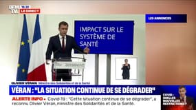 Olivier Véran: en Île-de-France, "la part d’activité liée au Coronavirus aux urgences était en lente augmentation (...) elle a doublé en 15 jours"