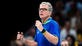 L'entraîneur brésilien de volley Bernardo Rezende, à Rio de Janeiro le 21 août 2016