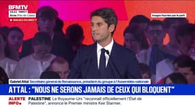 Dissolution de l'Assemblée nationale: "J'y étais opposé", assure Gabriel Attal lors de son discours à Arras