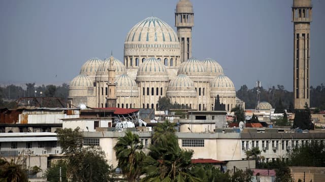 La grande mosquée de Mossoul, en Irak.