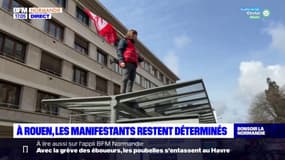 Rouen: les manifestants restent déterminés