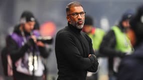 Habib Beye pour sa première sur le banc du Stade Rennais, 2 février 2025