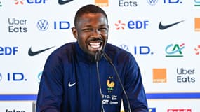 Le rire de Marcus Thuram en conférence de presse le 15 juin 2024