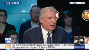 Grand débat national: François Bayrou affirme que "si on le fait bien, on va changer l'avenir du pays"