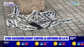 A Lyon, un nouveau rassemblement contre la réforme de la PJ