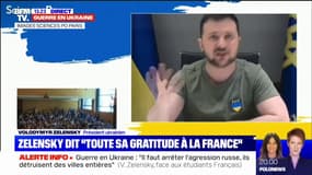 Volodymyr Zelensky: "Nous voulons juste récupérer ce qui nous appartient, notre territoire"