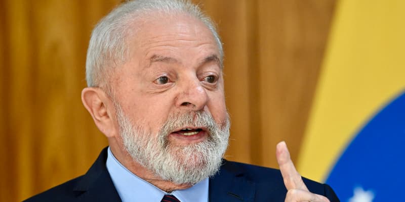 Le président brésilien Lula le 27 octobre 2023 à Brasilia 