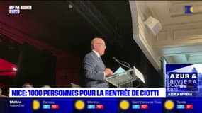 Alpes-Maritimes: 1.000 personnes réunies pour la rentrée d'Éric Ciotti