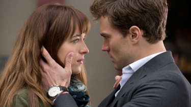 Jamie Dornan et Dakota Johnson dans "50 Nuances de Grey" en 2015