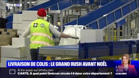 Livraison de colis: au cœur d'un centre de tri, en plein grand rush avant Noël