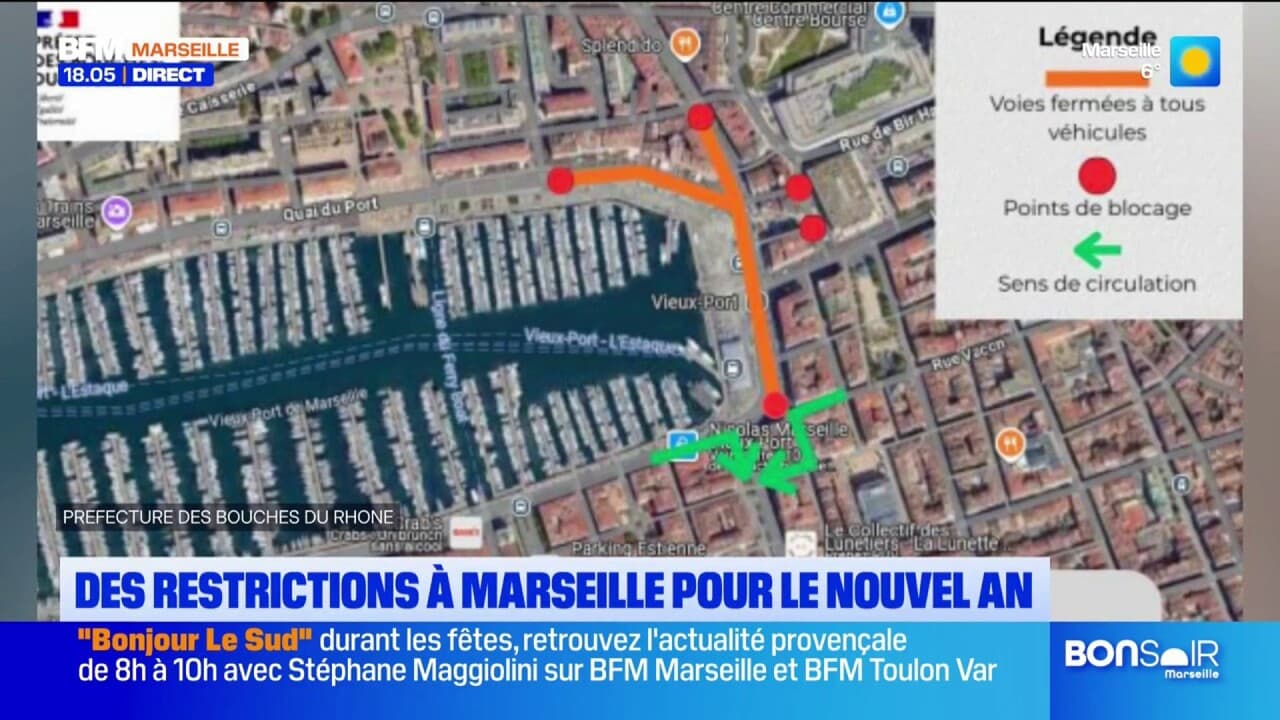 Forlen Marseille : des restrictions pour le nouvel an